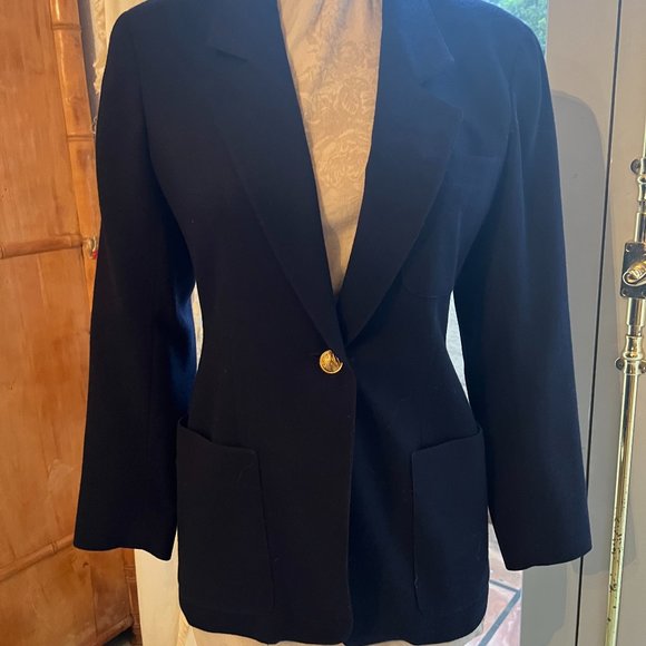 Anne Klein 11 Wool Blazer sz 4 - Picture 1 of 8
